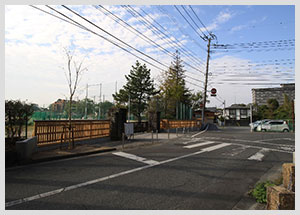 画像：佐賀西高等学校外周塀改修工事