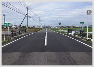 画像：佐賀外環状線道路橋りょう保全工事（橋梁補修工）